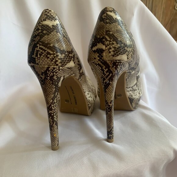 Chinese Laundry Snakeskin platform Shoes Size 9.5 - Picture 2 of 10